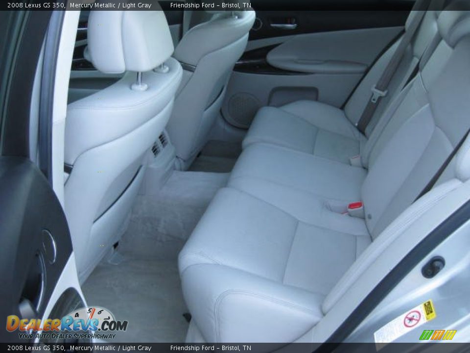 2008 Lexus GS 350 Mercury Metallic / Light Gray Photo #15