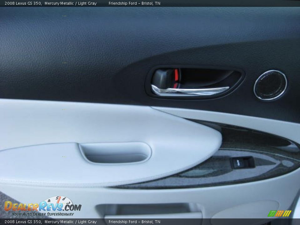 2008 Lexus GS 350 Mercury Metallic / Light Gray Photo #17