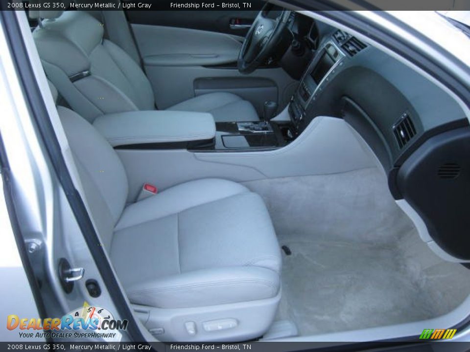 2008 Lexus GS 350 Mercury Metallic / Light Gray Photo #18