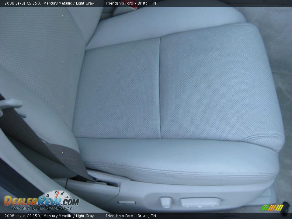 2008 Lexus GS 350 Mercury Metallic / Light Gray Photo #19