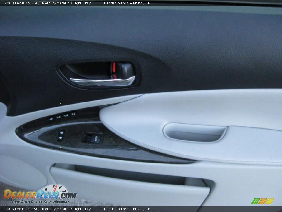 2008 Lexus GS 350 Mercury Metallic / Light Gray Photo #20