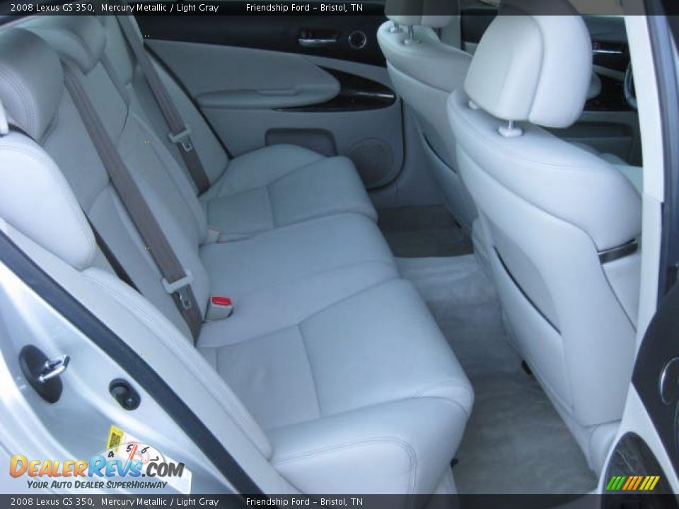 2008 Lexus GS 350 Mercury Metallic / Light Gray Photo #21