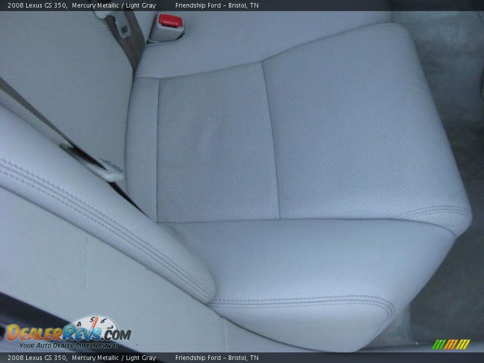2008 Lexus GS 350 Mercury Metallic / Light Gray Photo #22