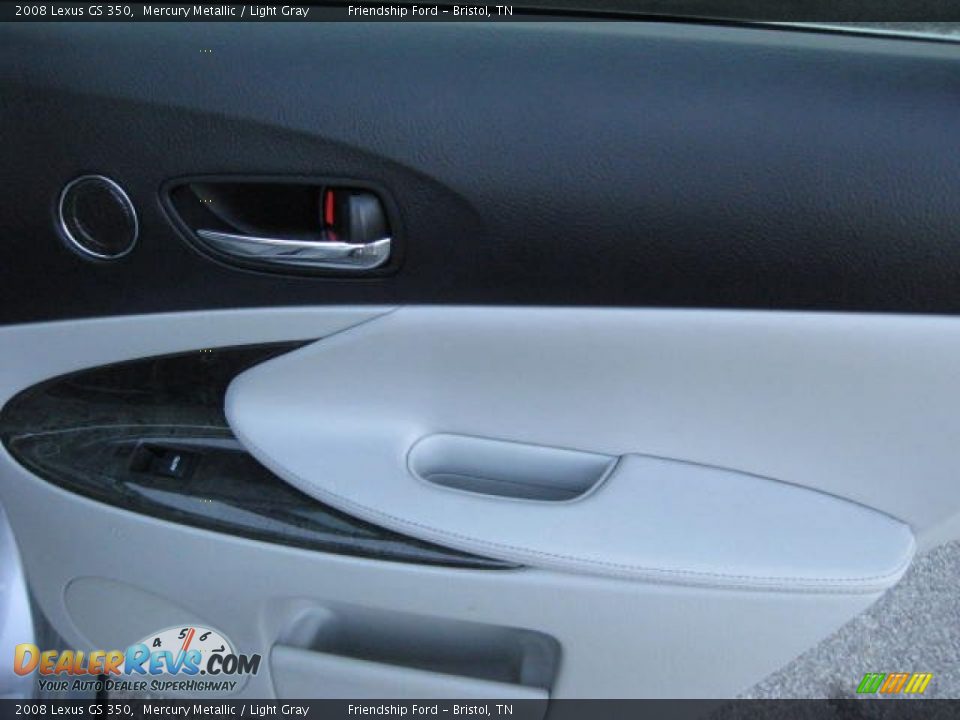2008 Lexus GS 350 Mercury Metallic / Light Gray Photo #23