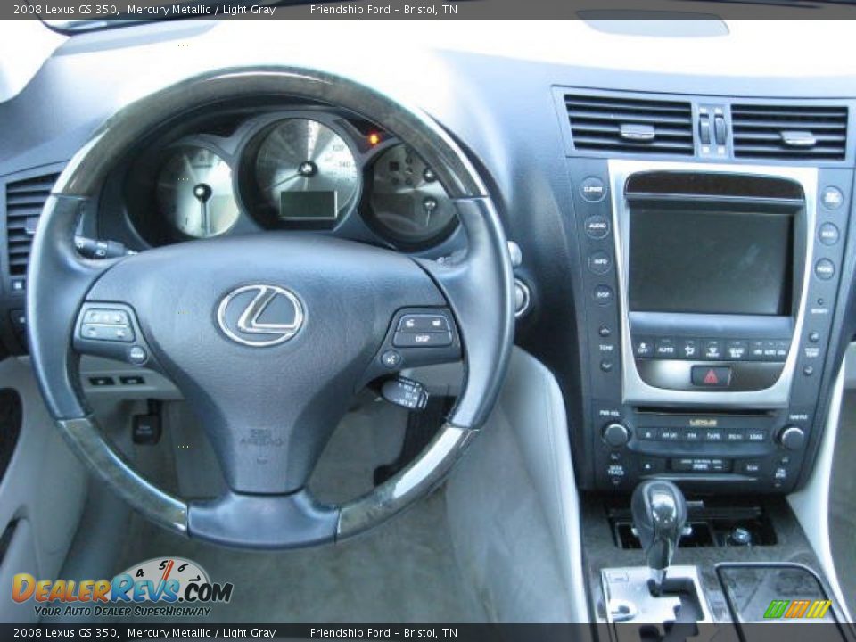 2008 Lexus GS 350 Mercury Metallic / Light Gray Photo #24
