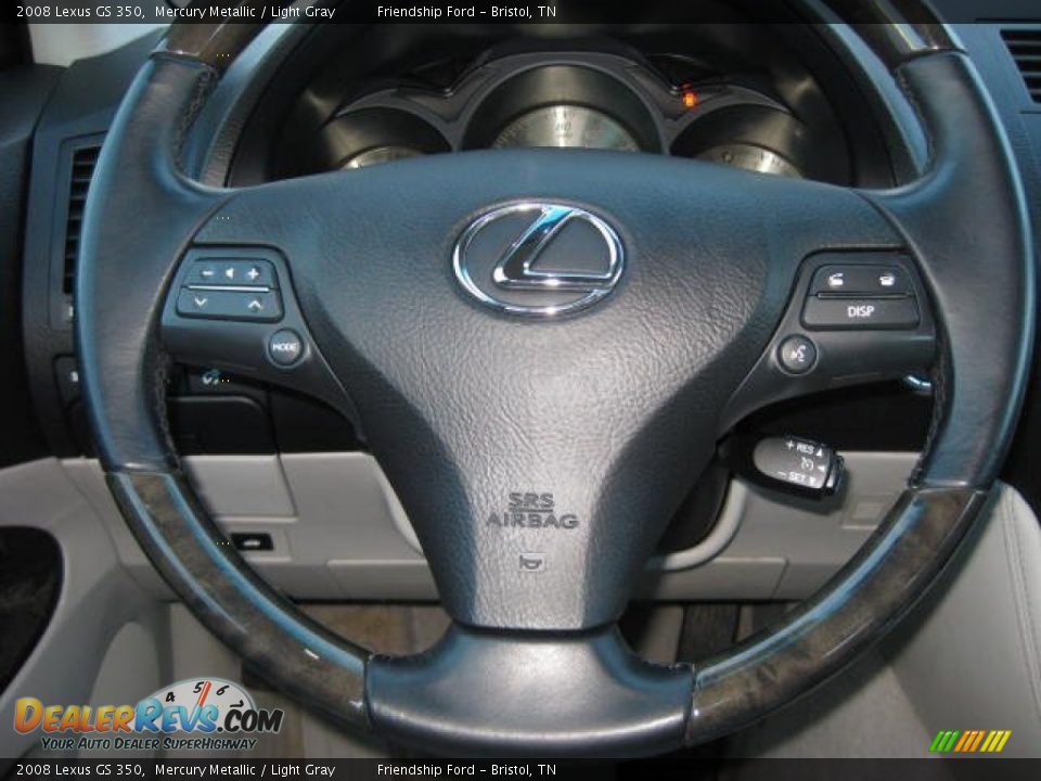 2008 Lexus GS 350 Mercury Metallic / Light Gray Photo #27