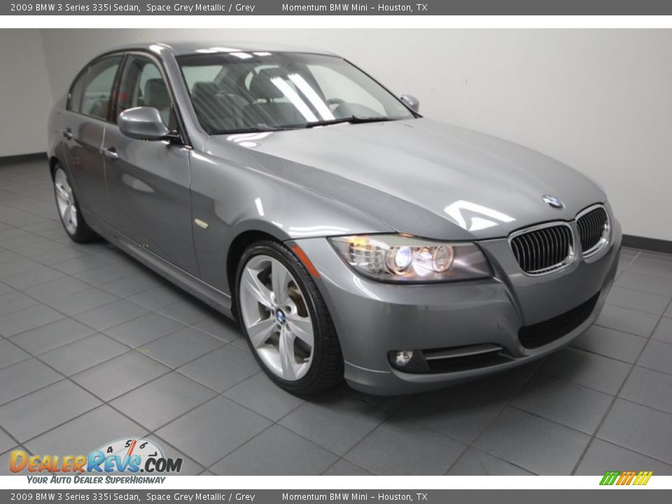 2009 BMW 3 Series 335i Sedan Space Grey Metallic / Grey Photo #1