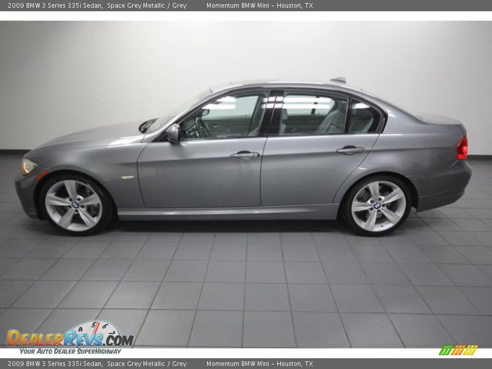 2009 BMW 3 Series 335i Sedan Space Grey Metallic / Grey Photo #2