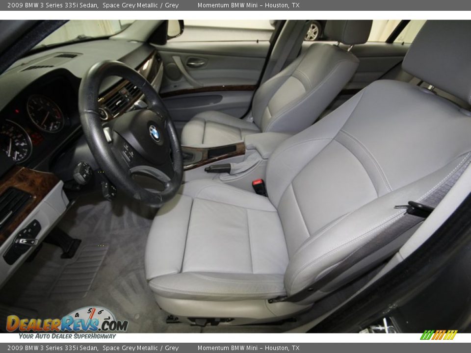 2009 BMW 3 Series 335i Sedan Space Grey Metallic / Grey Photo #3