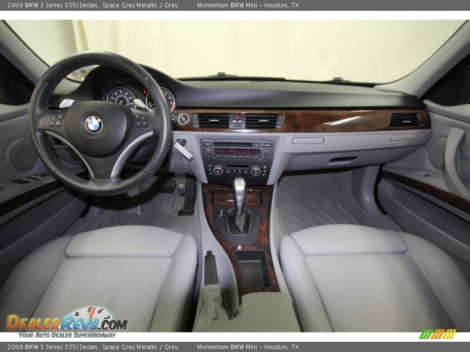 2009 BMW 3 Series 335i Sedan Space Grey Metallic / Grey Photo #4