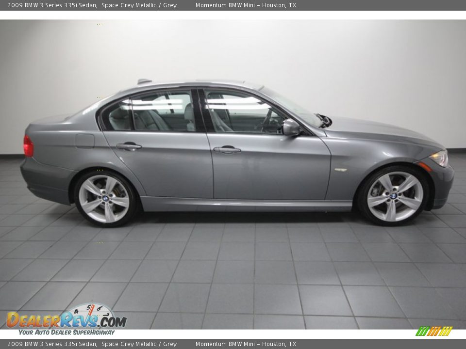 2009 BMW 3 Series 335i Sedan Space Grey Metallic / Grey Photo #7