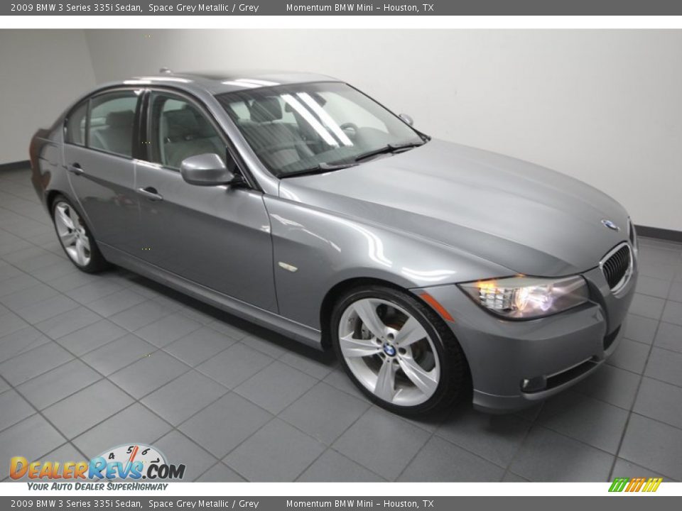 2009 BMW 3 Series 335i Sedan Space Grey Metallic / Grey Photo #8