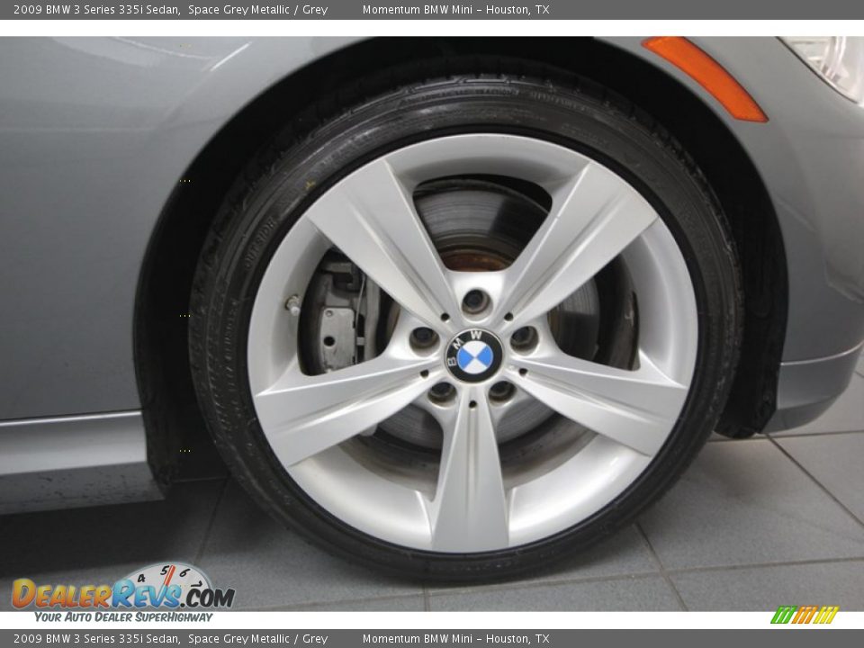 2009 BMW 3 Series 335i Sedan Space Grey Metallic / Grey Photo #9