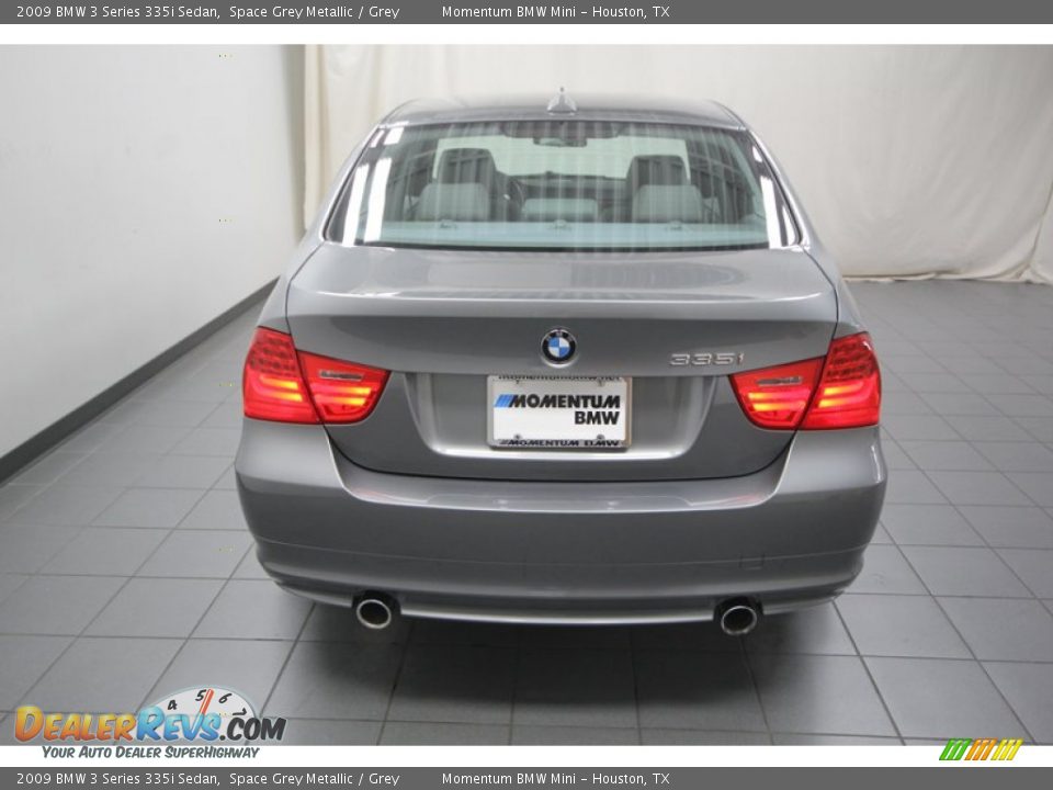 2009 BMW 3 Series 335i Sedan Space Grey Metallic / Grey Photo #12