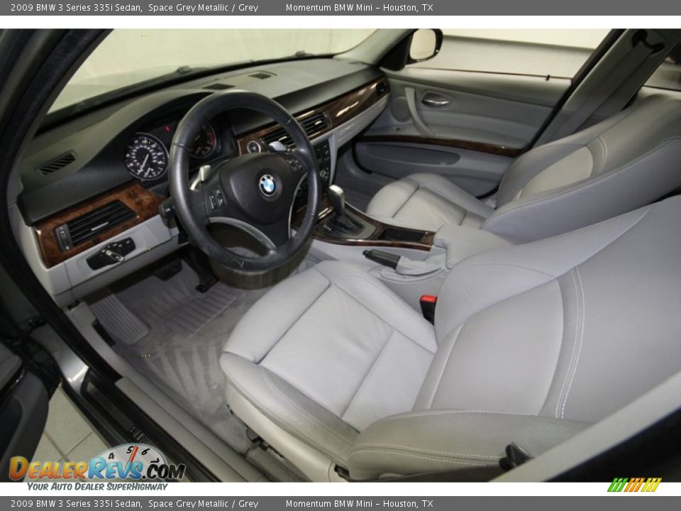 2009 BMW 3 Series 335i Sedan Space Grey Metallic / Grey Photo #13