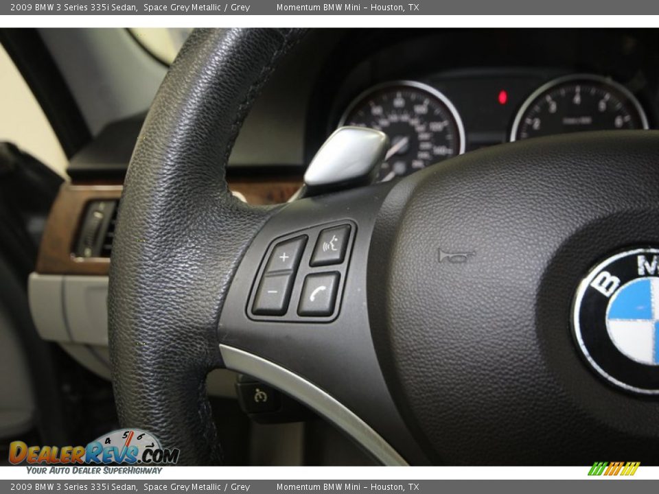 2009 BMW 3 Series 335i Sedan Space Grey Metallic / Grey Photo #25
