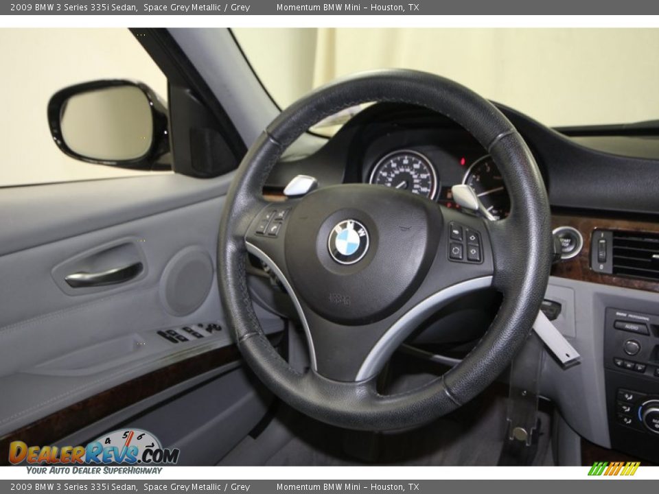 2009 BMW 3 Series 335i Sedan Space Grey Metallic / Grey Photo #28