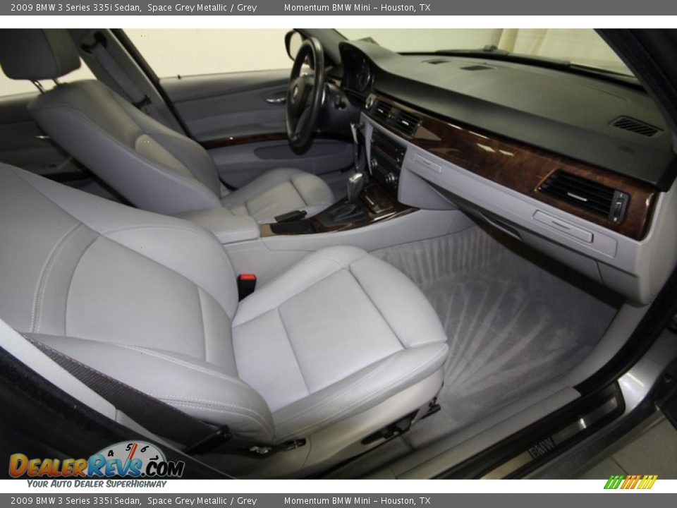 2009 BMW 3 Series 335i Sedan Space Grey Metallic / Grey Photo #35