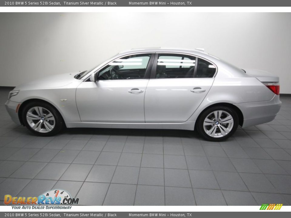 Titanium Silver Metallic 2010 BMW 5 Series 528i Sedan Photo #2