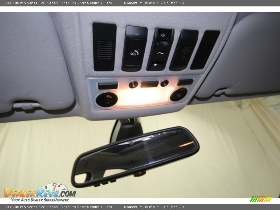 2010 BMW 5 Series 528i Sedan Titanium Silver Metallic / Black Photo #19