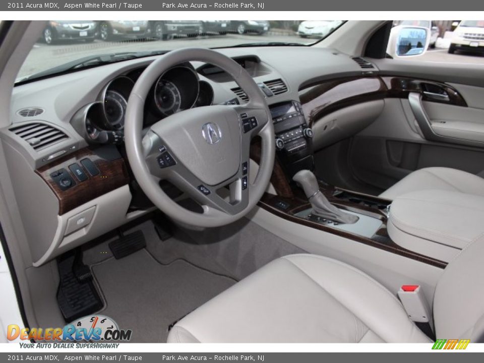 Taupe Interior - 2011 Acura MDX  Photo #10