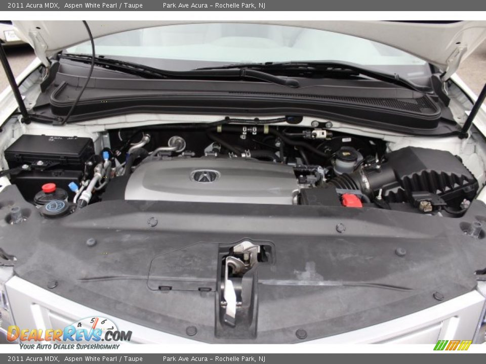 2011 Acura MDX Aspen White Pearl / Taupe Photo #29