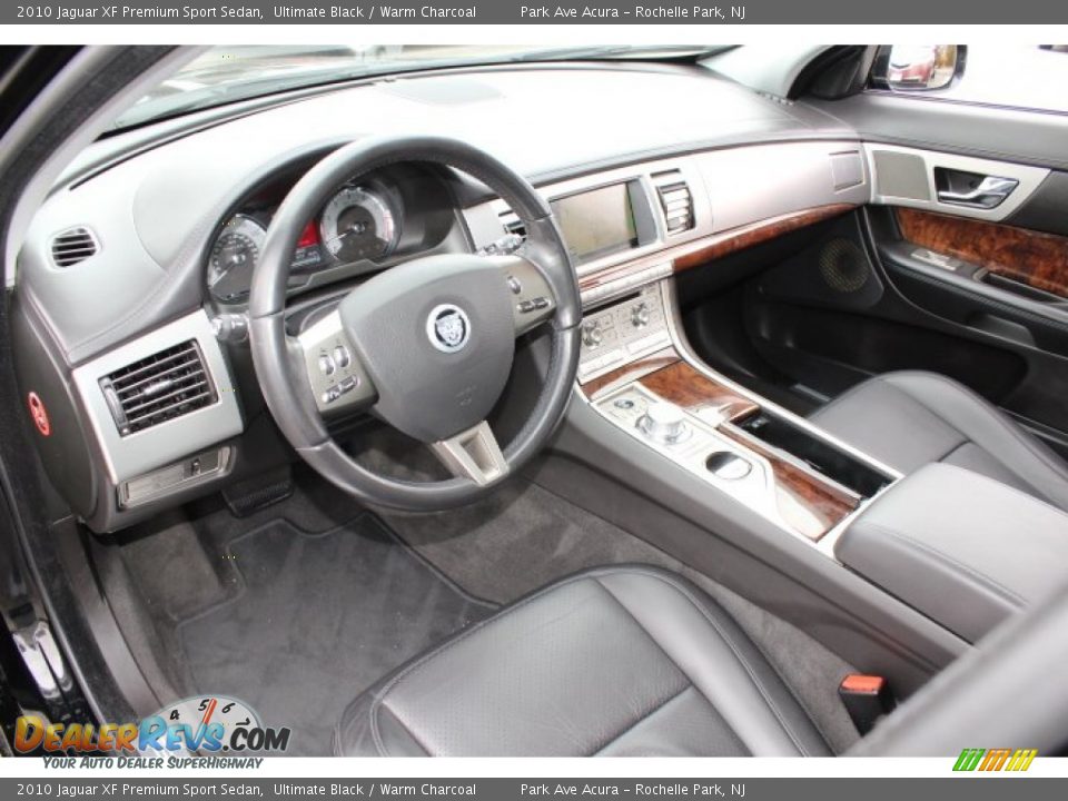 Warm Charcoal Interior - 2010 Jaguar XF Premium Sport Sedan Photo #10