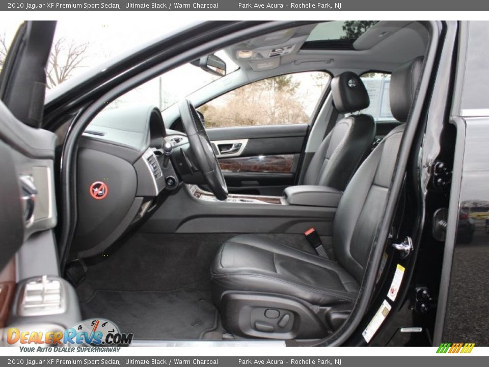 Warm Charcoal Interior - 2010 Jaguar XF Premium Sport Sedan Photo #11