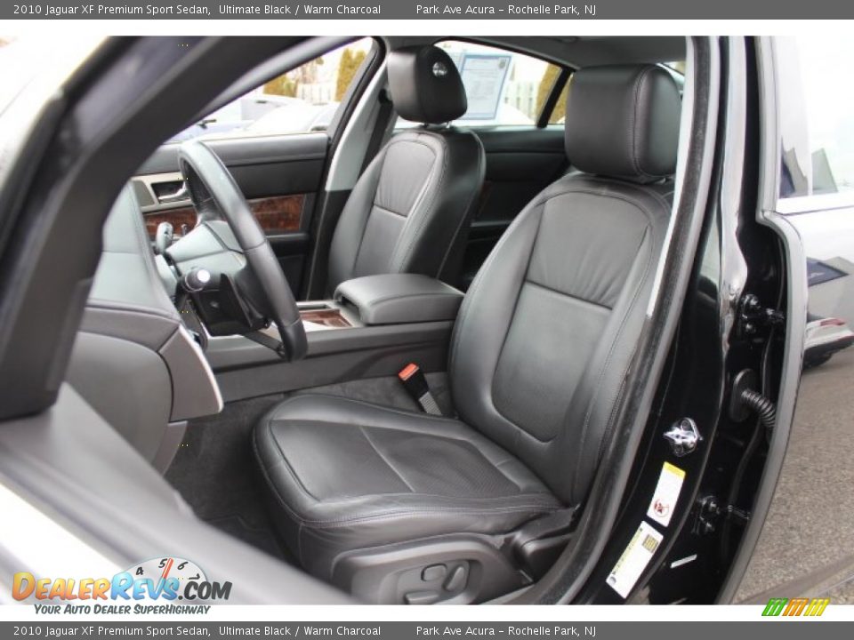 Front Seat of 2010 Jaguar XF Premium Sport Sedan Photo #12