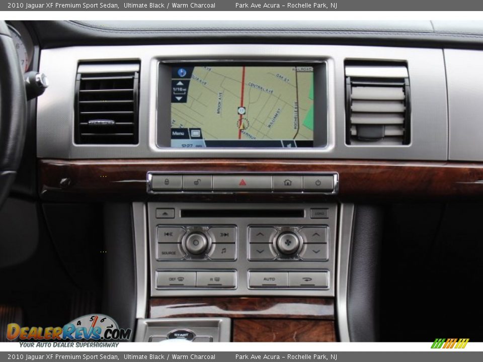 Navigation of 2010 Jaguar XF Premium Sport Sedan Photo #14