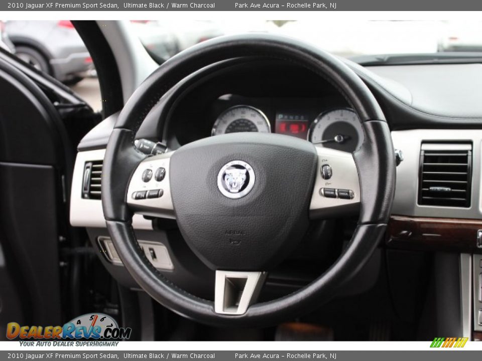 2010 Jaguar XF Premium Sport Sedan Steering Wheel Photo #16