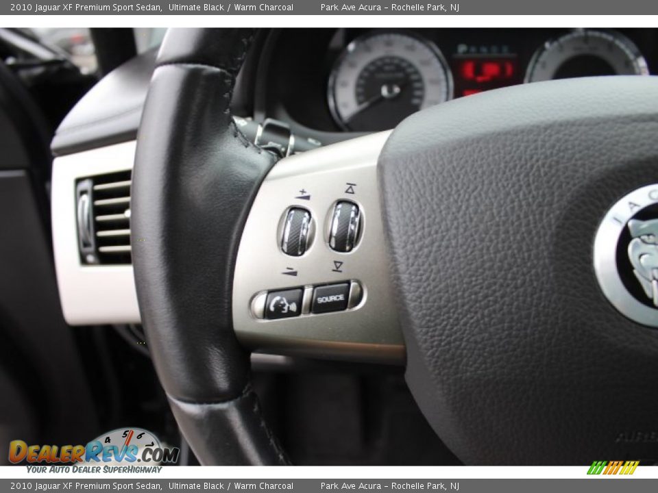 Controls of 2010 Jaguar XF Premium Sport Sedan Photo #17