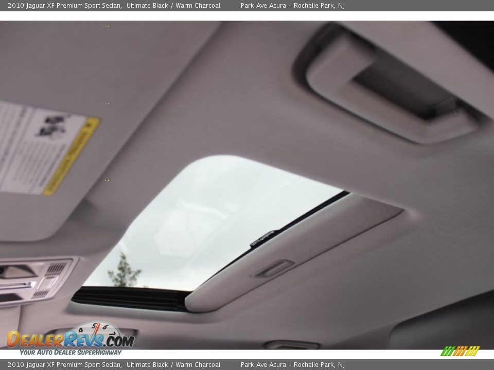 Sunroof of 2010 Jaguar XF Premium Sport Sedan Photo #20