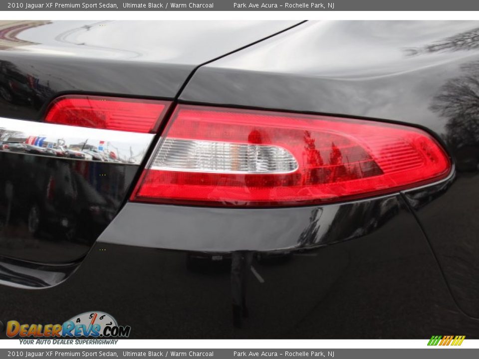 2010 Jaguar XF Premium Sport Sedan Ultimate Black / Warm Charcoal Photo #22