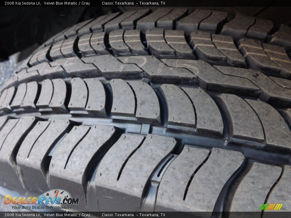 2008 Kia Sedona LX Velvet Blue Metallic / Gray Photo #14