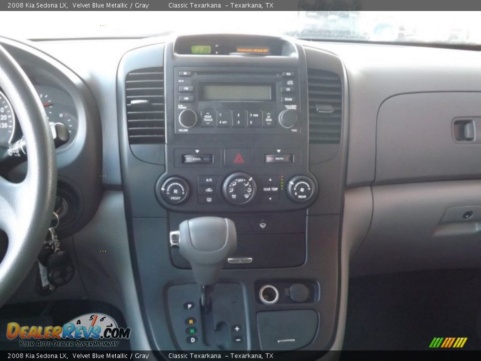 2008 Kia Sedona LX Velvet Blue Metallic / Gray Photo #17