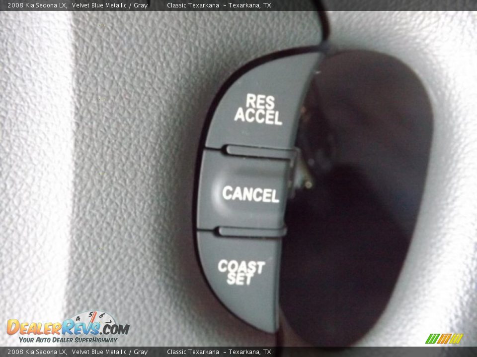 2008 Kia Sedona LX Velvet Blue Metallic / Gray Photo #19