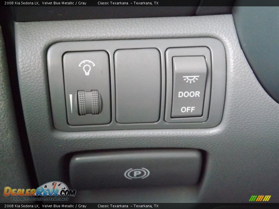 2008 Kia Sedona LX Velvet Blue Metallic / Gray Photo #20
