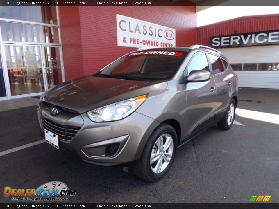 2012 Hyundai Tucson GLS Chai Bronze / Black Photo #2