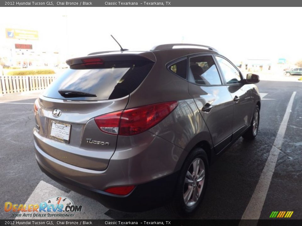 2012 Hyundai Tucson GLS Chai Bronze / Black Photo #3