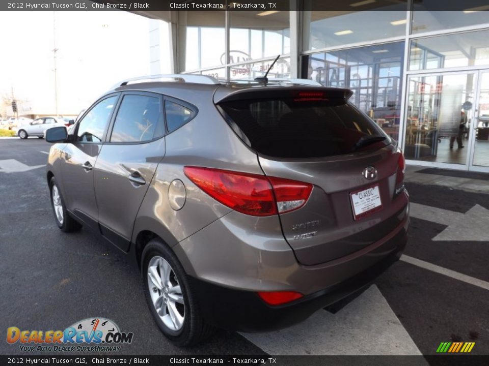 2012 Hyundai Tucson GLS Chai Bronze / Black Photo #4