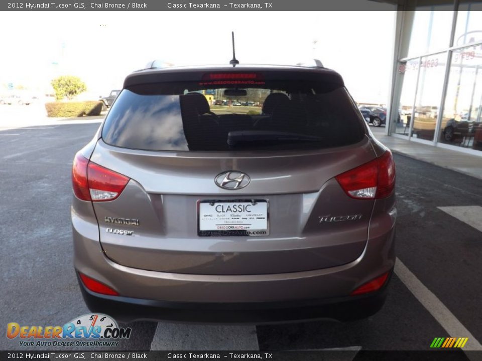 2012 Hyundai Tucson GLS Chai Bronze / Black Photo #7