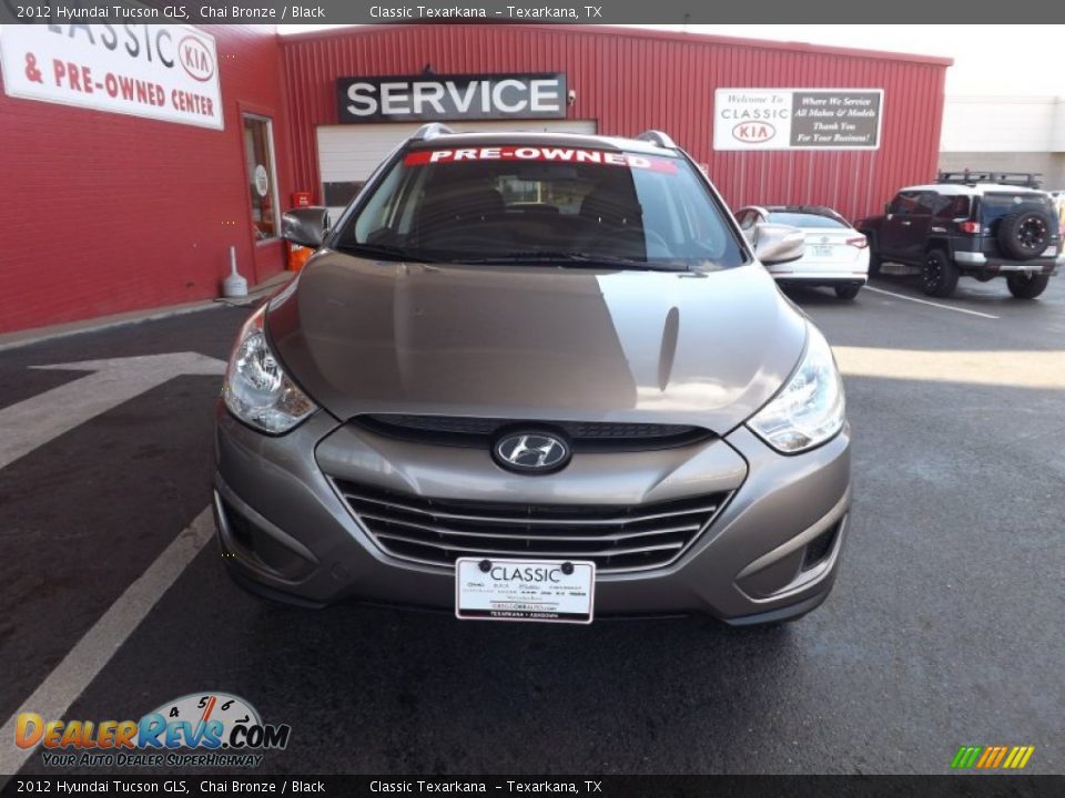 2012 Hyundai Tucson GLS Chai Bronze / Black Photo #8