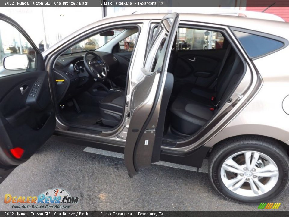 2012 Hyundai Tucson GLS Chai Bronze / Black Photo #10