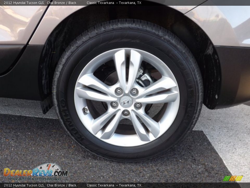 2012 Hyundai Tucson GLS Chai Bronze / Black Photo #14