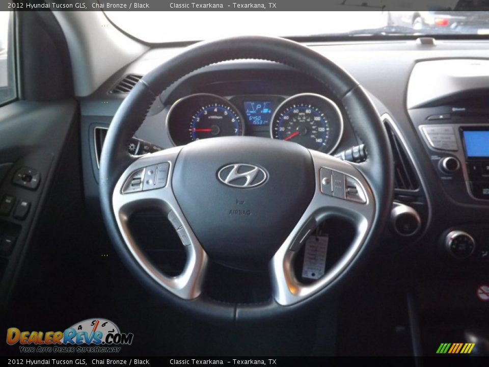 2012 Hyundai Tucson GLS Chai Bronze / Black Photo #17