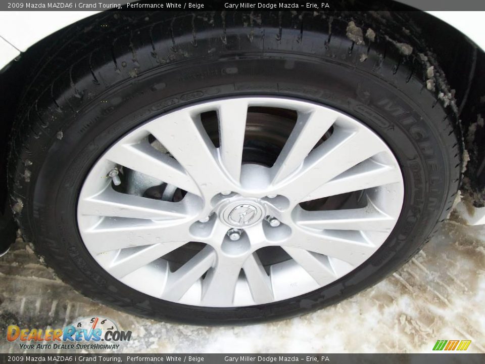 2009 Mazda MAZDA6 i Grand Touring Performance White / Beige Photo #10