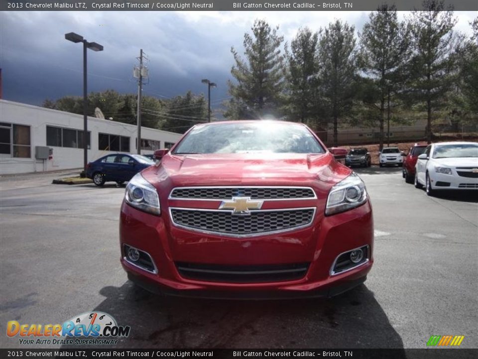 2013 Chevrolet Malibu LTZ Crystal Red Tintcoat / Cocoa/Light Neutral Photo #2