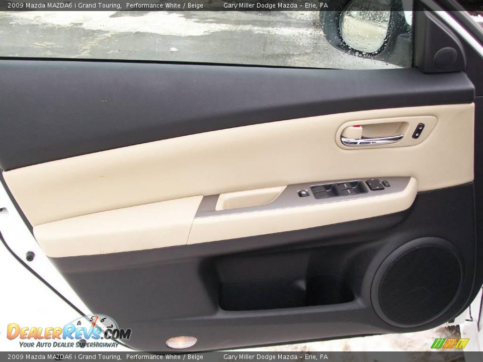 2009 Mazda MAZDA6 i Grand Touring Performance White / Beige Photo #11