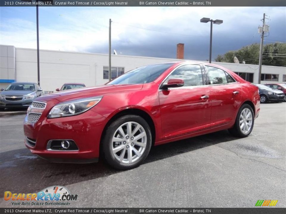 2013 Chevrolet Malibu LTZ Crystal Red Tintcoat / Cocoa/Light Neutral Photo #3